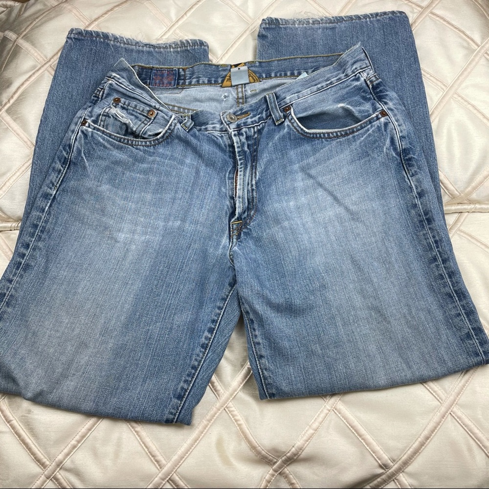 Lucky Brand 182 Bootleg Distressed Jeans 31x29.5